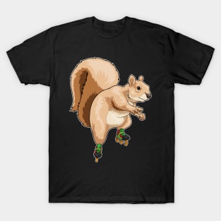 Squirrel Inline skating Roller skates T-Shirt